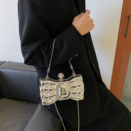 Acrylic Bow Chain Handbag – Elegant, Trendy & Versatile