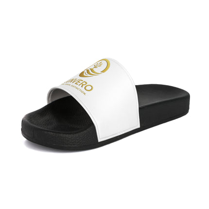 LUNVERO Premium Slides  White/Gold for Female -  Beach Trips, Gifts. Cool Vibe, Comfortable Fit