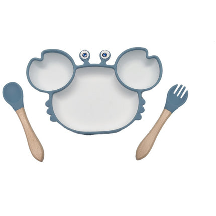 Silicone Baby Suction Plate Set – Cute Animal Design & Non-Slip Feeding Dish