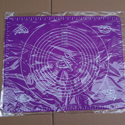 Silicone Baking Mat for Pastry Rolling with Measurements Pastry Rolling Mat, Reusable Non-Stick Silicone Baking Mat