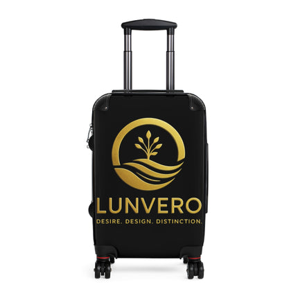 ✨ LUNVERO Luxury Luggage Suitcase Black & Gold Set (S + M + L)
