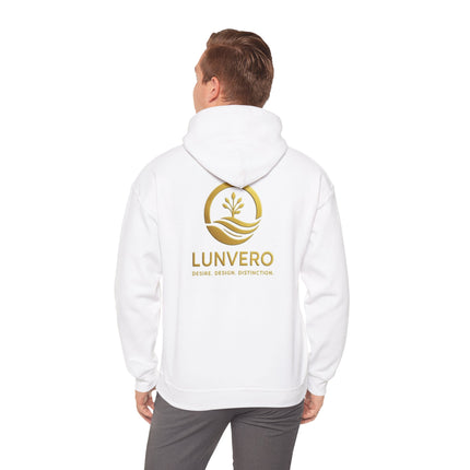 LUNVERO Unisex Hooded Sweatshirt   DESIRE. DESIGN. DISTINCTION.
