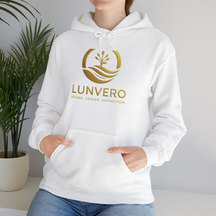 LUNVERO Unisex Hooded Sweatshirt   DESIRE. DESIGN. DISTINCTION.