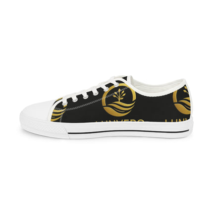 LUNVERO Black & Gold Limited Edition Sneakers, Everyday Wear, Gift for Him