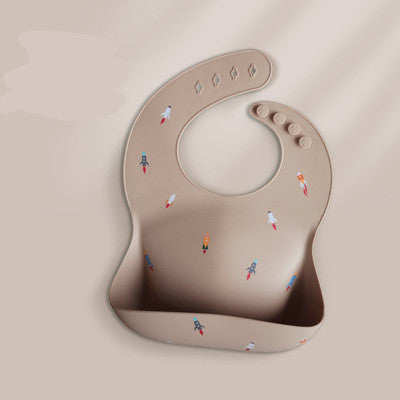 Waterproof Silicone Baby Bib – Soft, Adjustable & Easy to Clean