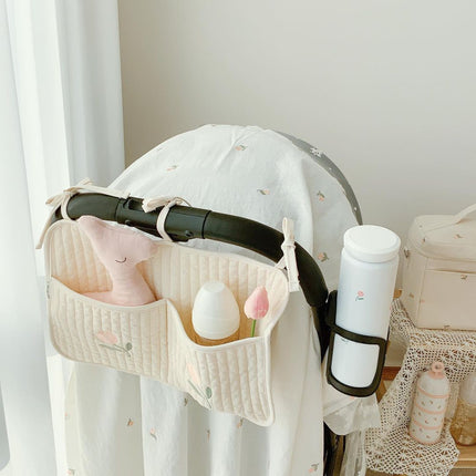Baby Crib & Stroller Hanging Storage Bag – Cute & Practical Organizer