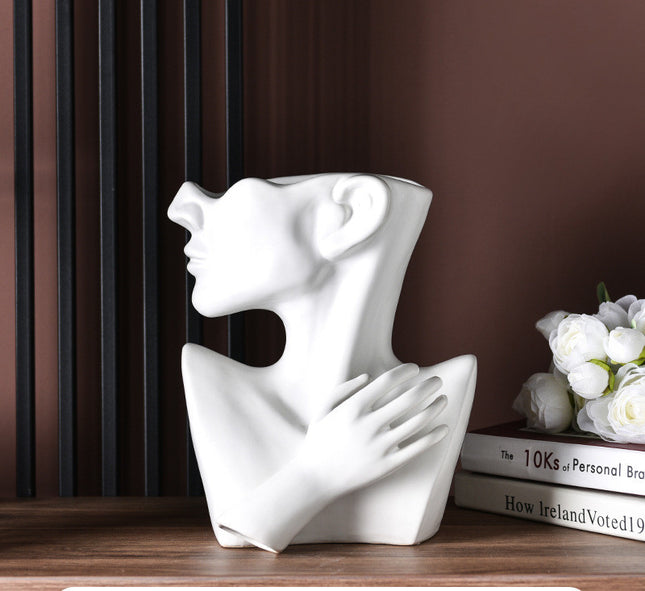 Modern Nordic Style Creative Portrait Vase