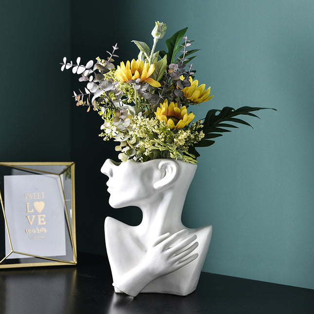 Modern Nordic Style Creative Portrait Vase