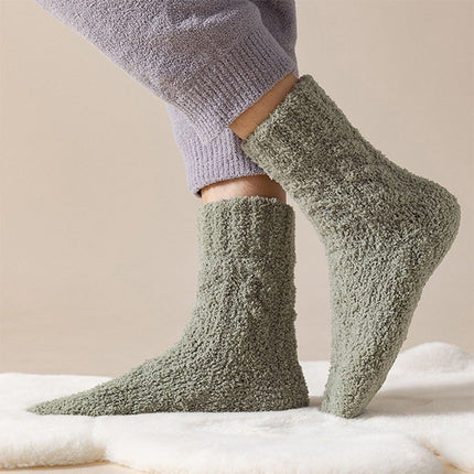 Winter Warm Fuzzy Coral Fleece Unisex Socks