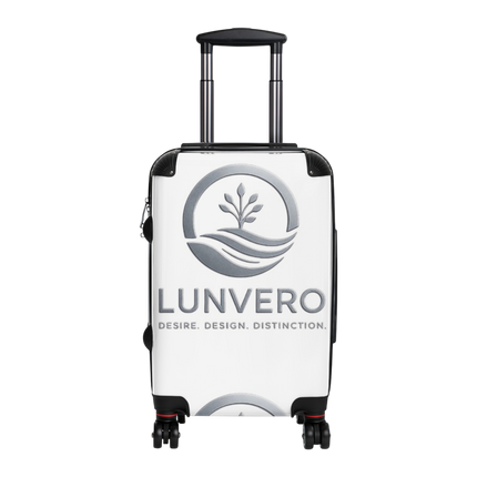 ✨LUNVERO Luxury Silver & White Set (S + M + L) Luggage, Rolling Suitcase, Travel Bags