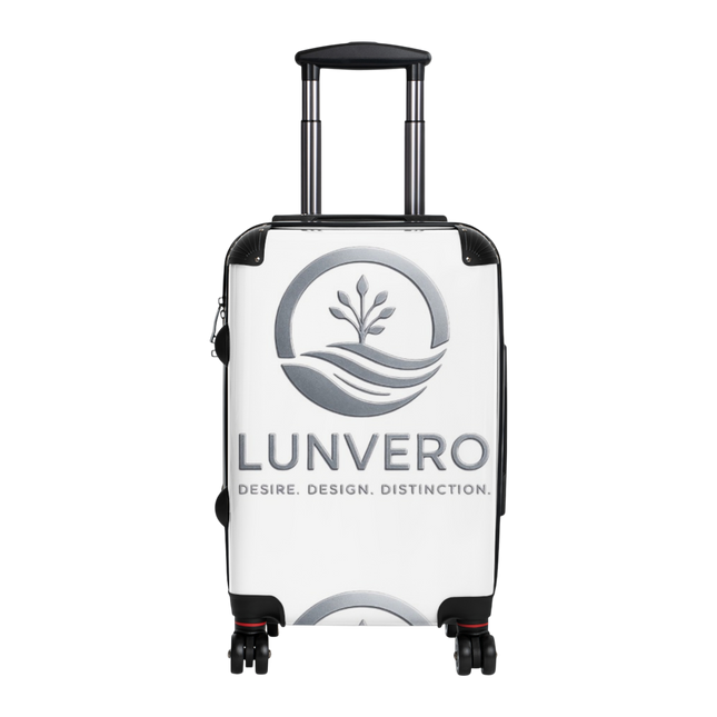 ✨LUNVERO Luxury Silver & White Set (S + M + L) Luggage, Rolling Suitcase, Travel Bags
