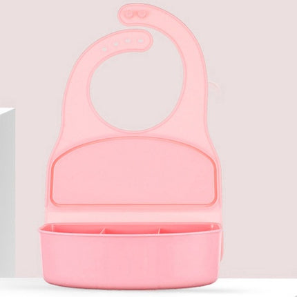 3D Waterproof Baby Bib – Adjustable Soft Plastic Feeding Apron