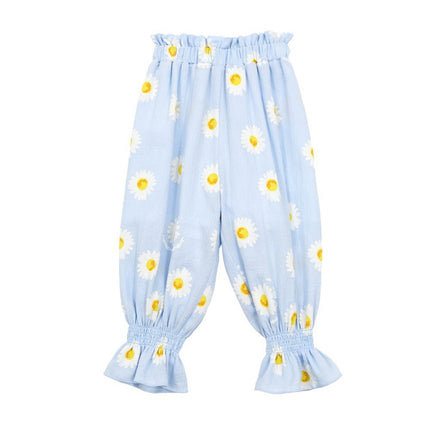 Girls’ Summer Korean Style Cotton A-Line Dress – Short Sleeve Cute Outfit