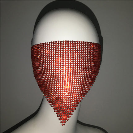 Metallic Mesh Party Mask – Elegant European Style