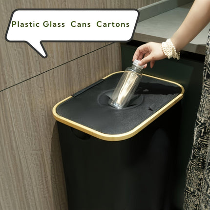 Recyclable Trash Can with Removable Reusable Inner Bags
