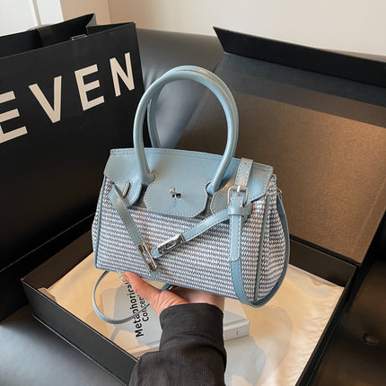 Riviera Bloom: French Straw Crossbody – Summer Edition