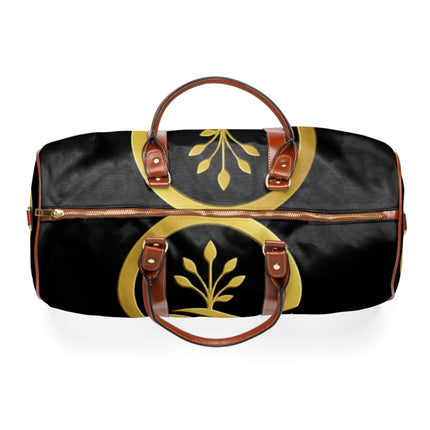 LUNVERO Black & Gold Waterproof Durable Travel Bag