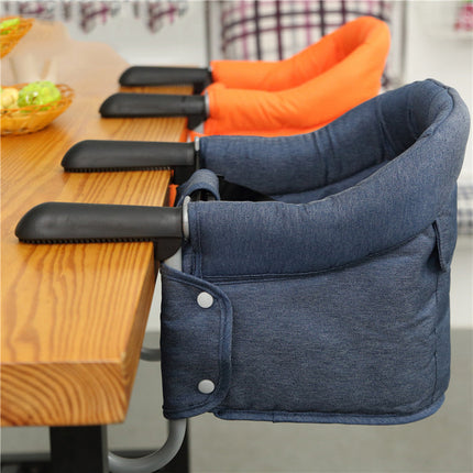 Portable Baby Highchair Dining Seat – Foldable Travel Feeding Chair with Safety Belt