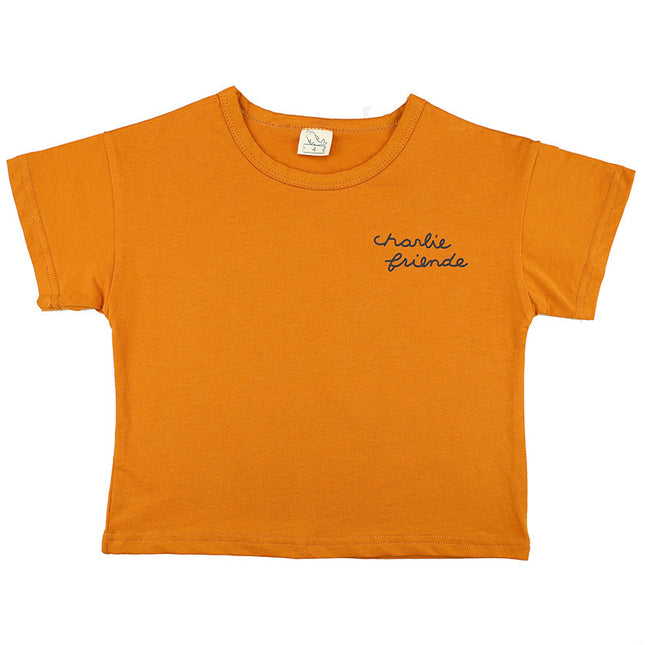 Casual Khaki Cotton Shirt – Comfortable Everyday Wear for Kids & Adults