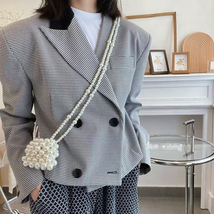 Elegant Imitation Pearl Handbag – Chic, Lightweight & Versatile