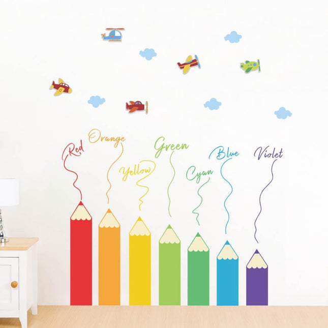 Cartoon PVC Baseboard Wall Sticker – Medium Size