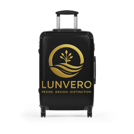✨ LUNVERO Luxury Luggage Suitcase Black & Gold Set (S + M + L)