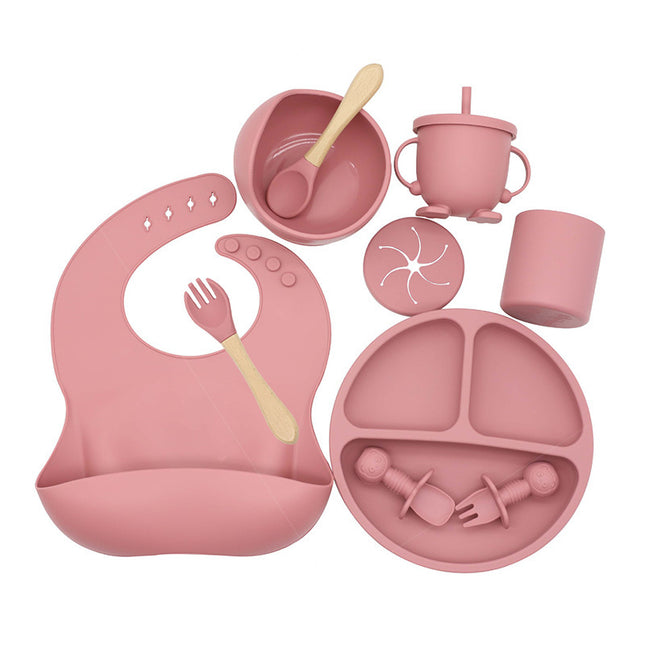 Silicone Baby Cutlery Set – 10-Piece Food-Grade Feeding Set