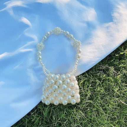 Elegant Imitation Pearl Handbag – Chic, Lightweight & Versatile