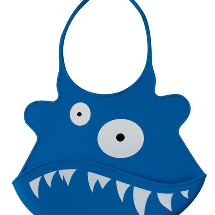 Monster Design Waterproof Silicone Baby Bib – Fun & Mess-Free Feeding