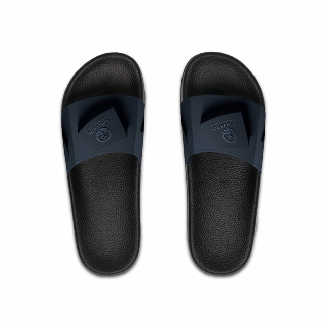 LUNVERO Navy Blue Slides Premium Comfort Stylish Slide Sandals Unisex