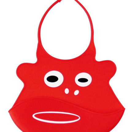 Monster Design Waterproof Silicone Baby Bib – Fun & Mess-Free Feeding