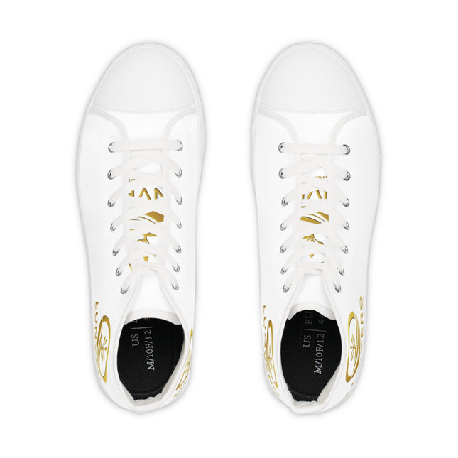 LUNVERO Gold Edition High-Top Sneakers