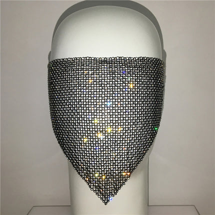 Metallic Mesh Party Mask – Elegant European Style