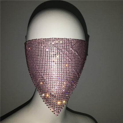 Metallic Mesh Party Mask – Elegant European Style