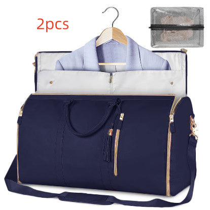 Convertible Travel Duffle & Suit Tote Waterproof Cowhide Utility  Curated by LUNVERO