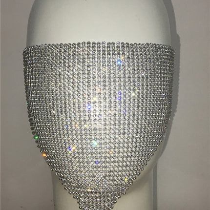 Metallic Mesh Party Mask – Elegant European Style