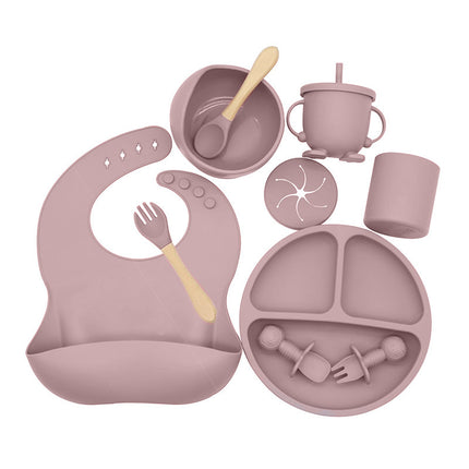 Ensemble de couverts en silicone pour bébé – Ensemble de 10 couverts de qualité alimentaire