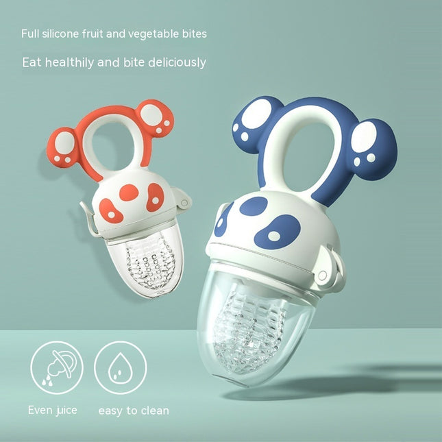 Baby Silicone Fruit Feeder & Teether – Safe & Soothing for Little Ones