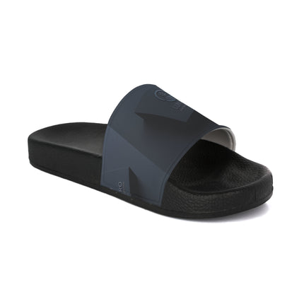 LUNVERO Navy Blue Slides Premium Comfort Stylish Slide Sandals Unisex