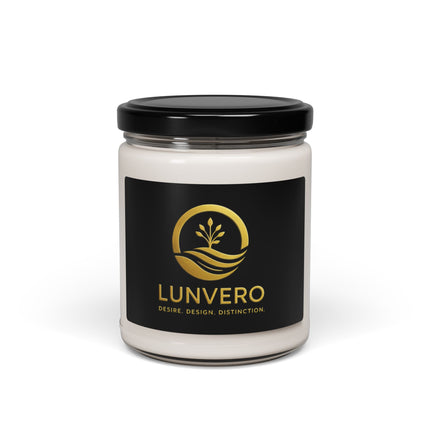 LUNVERO OPULENT 9oz Ambiance Candle | Artisan-Poured Soy Wax, 9 Aromatic Scents