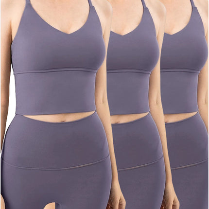 3-Pack High-Quality Yoga Bras