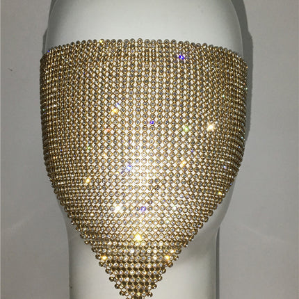 Metallic Mesh Party Mask – Elegant European Style