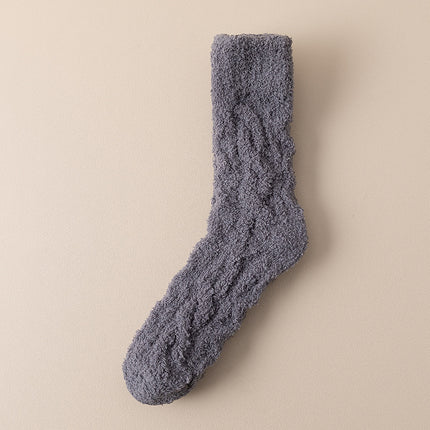 Winter Warm Fuzzy Coral Fleece Unisex Socks