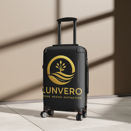 ✨ LUNVERO Luxury Luggage Suitcase Black & Gold Set (S + M + L)
