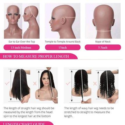 13x6 Water Wave Hd Lace Front Wig Pre Cut Lace PrePlucked 7x5 13x4 Wear Go Glueless Curly Human Hair Wigs For Women 200 Density