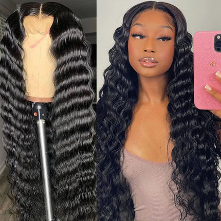 Loose Deep Wave Frontal Wig 13x6 HD Lace Frontal Human Hair Wigs For Women Brazilian 13x4 Lace Front Human Hair Wig Pre Plucked