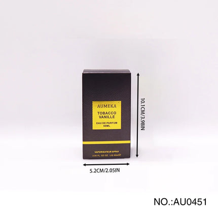 AUMEKA Perfume For Men Original Luxury Arabes Tobacco Vanille Oriental Spicy Eau De Parfum Man Gift Makeup 60ml AU0451