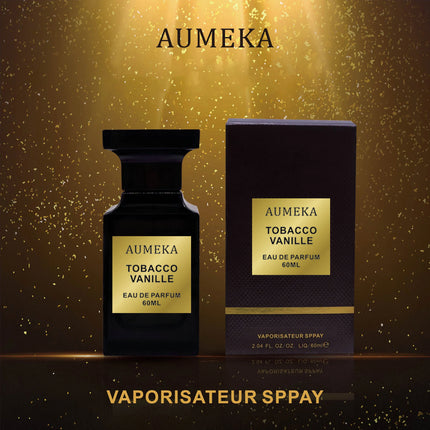 AUMEKA Perfume For Men Original Luxury Arabes Tobacco Vanille Oriental Spicy Eau De Parfum Man Gift Makeup 60ml AU0451