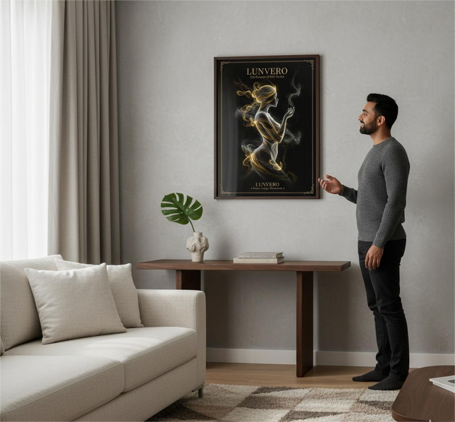 LUNVERO | Opulent Desire Art Print - Framed Museum-Quality Poster