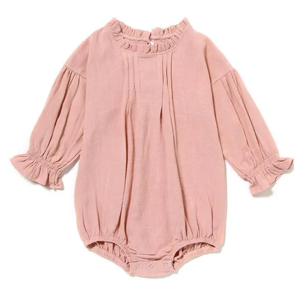 Infant Baby Boys Girls Pure Color Rompers Clothing New 0-2Yrs Spring Autumn Kids Boy Girl Loose Rompers Clothes